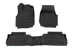 Toyota Tacoma Floor Mats - Front & Rear - Rough Country - TRD PRO - 2024+